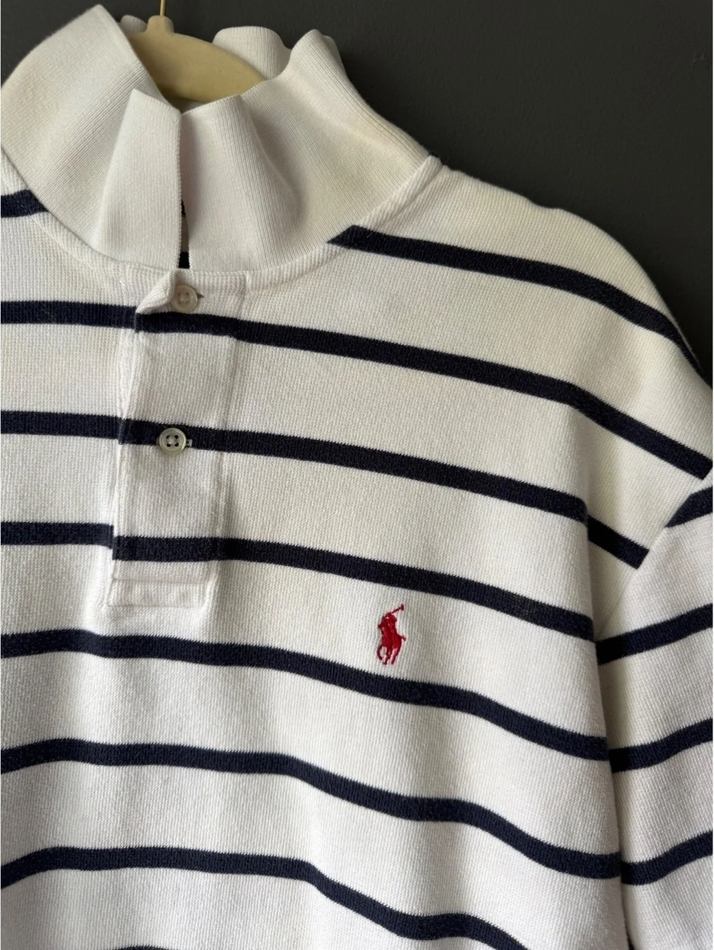 Polo Ralph Lauren Classic Striped Short Sleeve Polo Shirt Size L